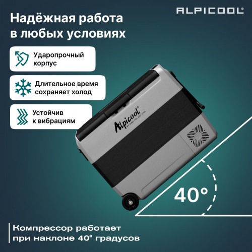 Автохолодильник Alpicool ET60 (12/24)