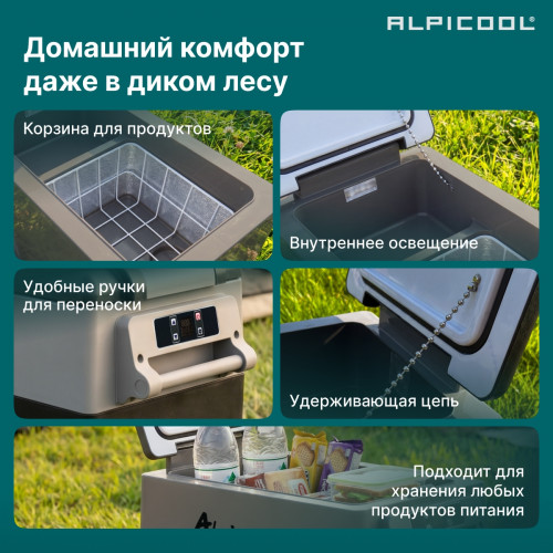 Автохолодильник Alpicool CF55 (12/24)