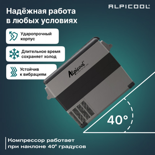 Автохолодильник Alpicool CF55 (12/24)