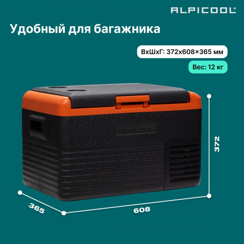 Автохолодильник Alpicool CL30 (12/24)