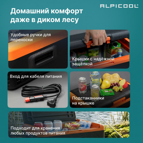 Автохолодильник Alpicool CL50 (12/24)