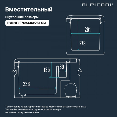 Автохолодильник Alpicool MK25