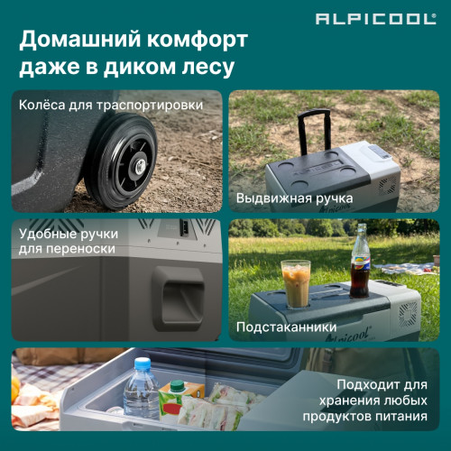 Автохолодильник Alpicool CX40 (12/24)
