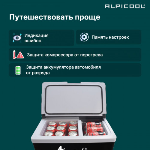 Автохолодильник Alpicool ARC22