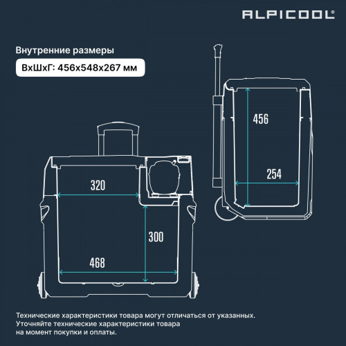 Автохолодильник Alpicool CX50