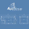 Автохолодильник Alpicool TS80