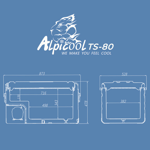 Автохолодильник Alpicool TS80
